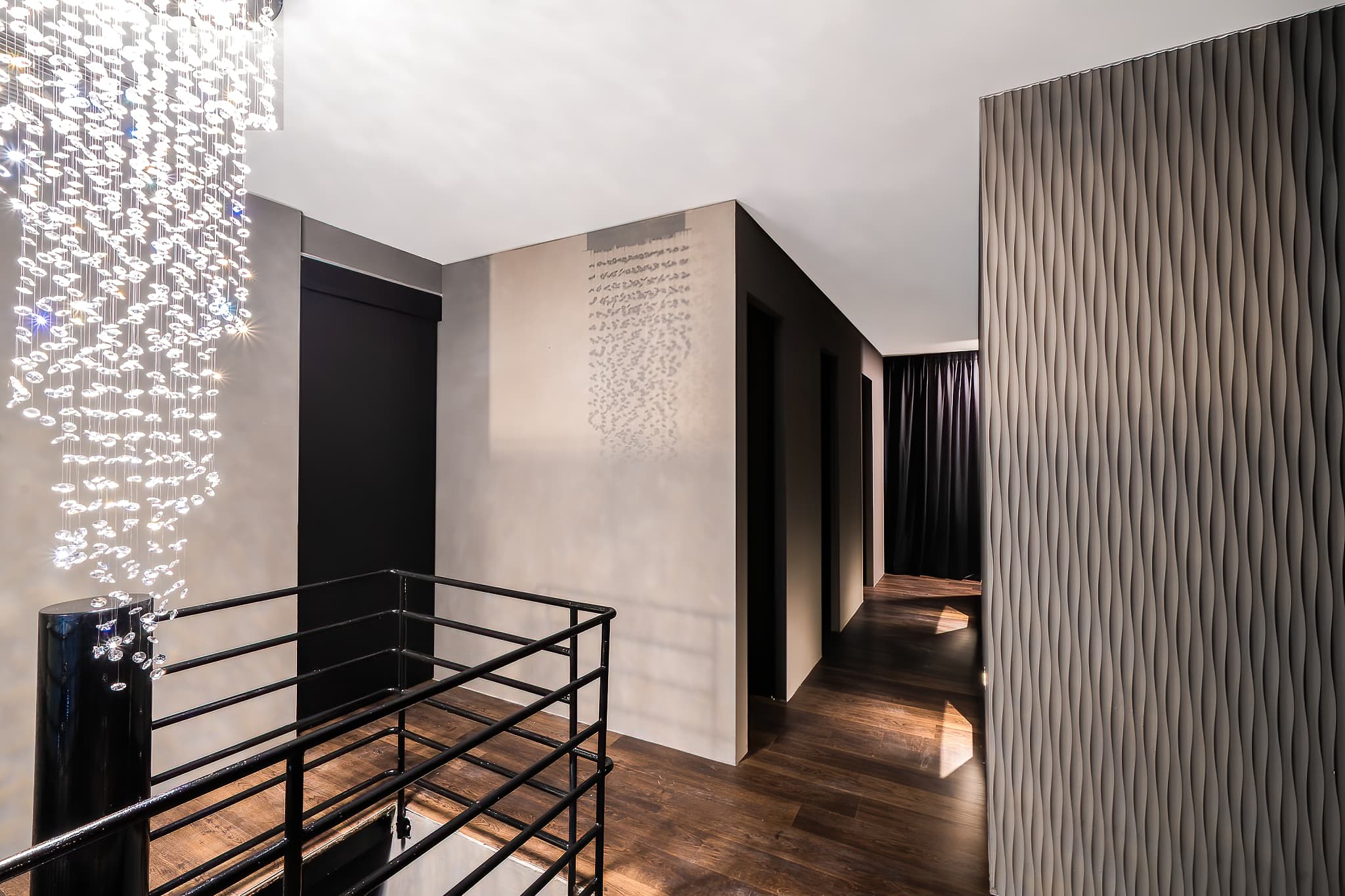 Elegant spa facility showcasing premium beauty treatment area with modern amenities and serene ambiance